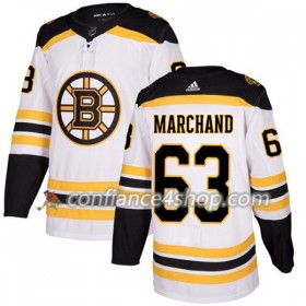 Adidas Maillot de Hockey Boston Bruins Brad Marchand 63 2017-2018 Blanc Authentic - Femme